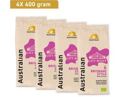 Koffie australian brisbane bonen biologisch | 4 stuks