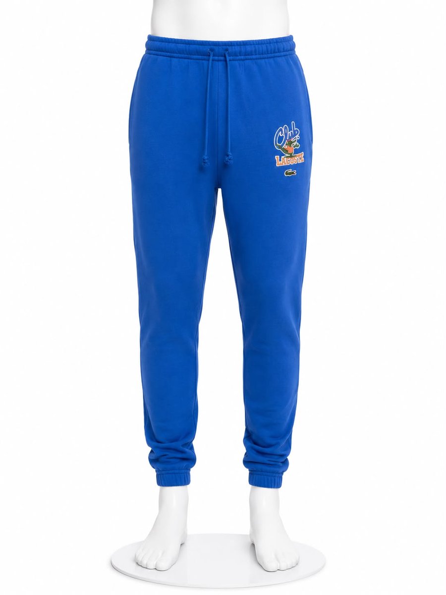 Lacoste Joggingbroek - Blauw - Heren - Relaxed Fit - Maat S