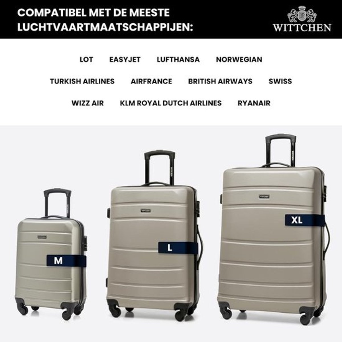 Toilettas Cosmetica Koffer met Globe Design