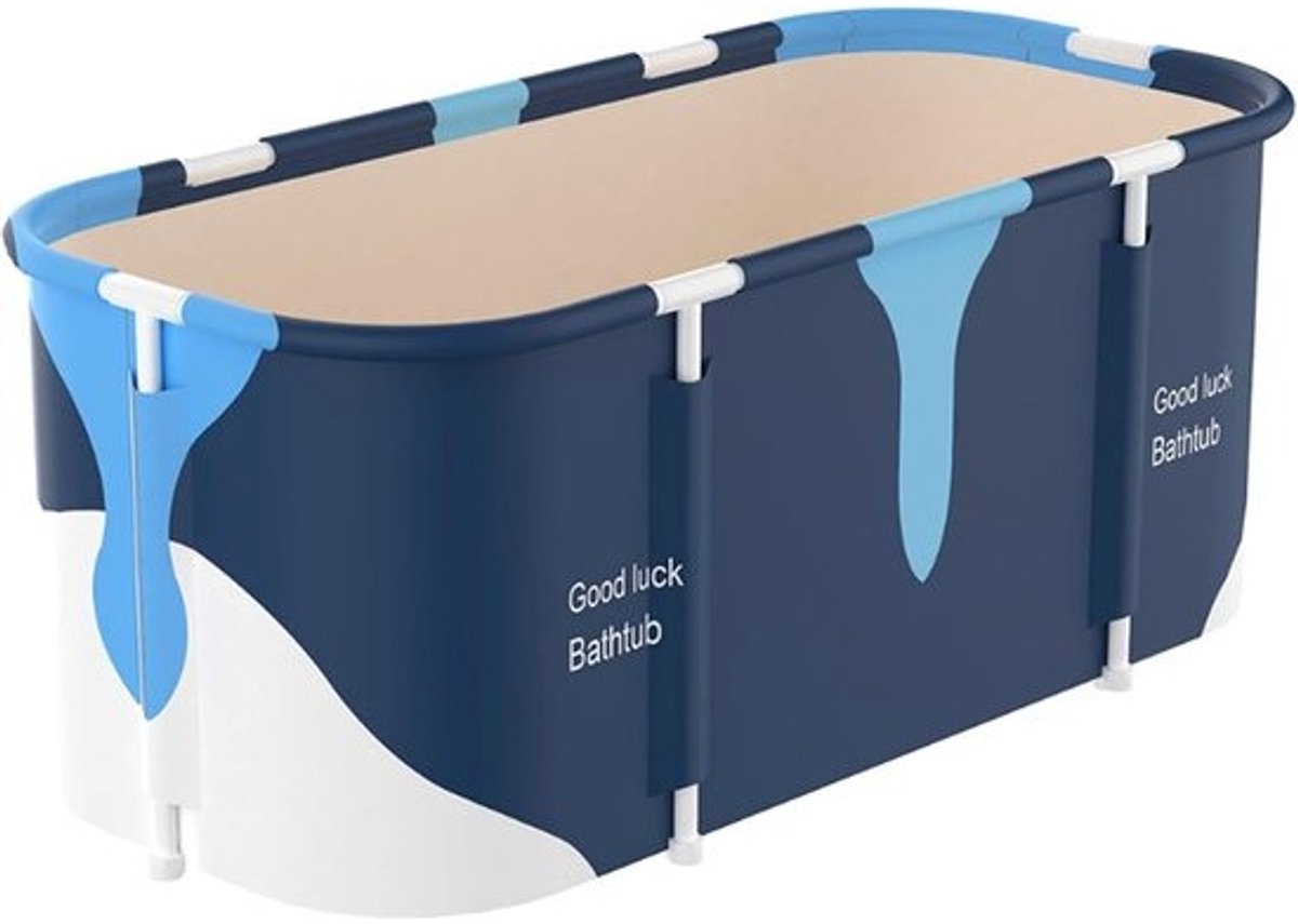 Opvouwbare Badkuip voor Volwassenen - Mobiele Badervaring, 120 x 55 cm, Eenvoudige Installatie, Ruimtebesparend, Duurzaam PVC