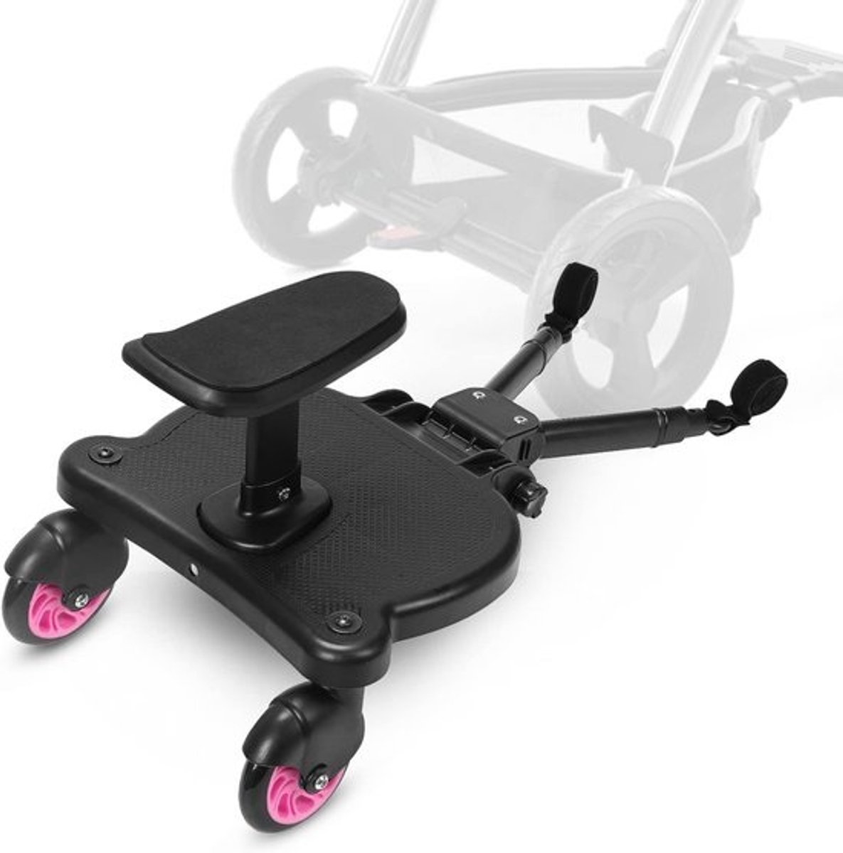 Kiddy Board met Zitje voor Kinderwagens - Stabiel en Universeel