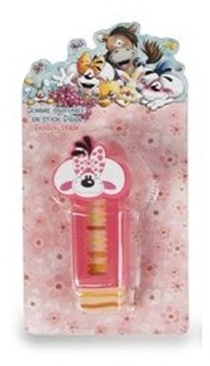 Diddl - gumstift - uitschuifbaar - Diddlina in roze