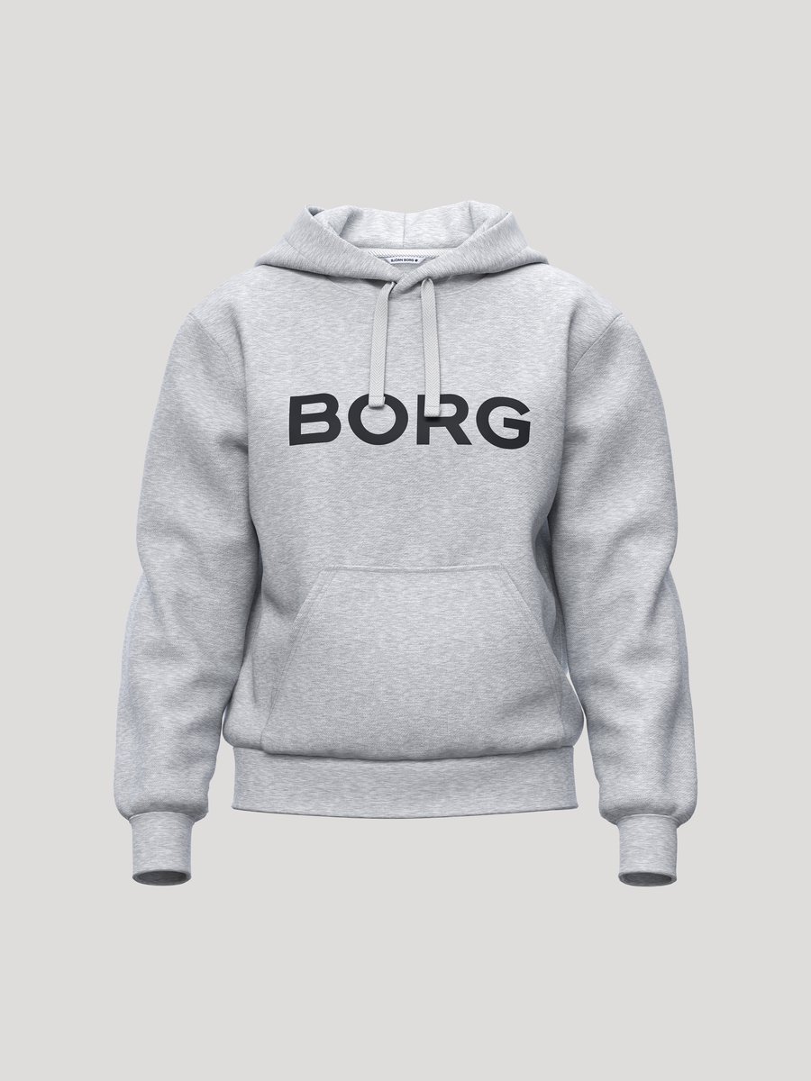Björn Borg Essential 3 Hoodie Dames Trui Met Capuchon Vrouwen - Lichtgrijs - Maat M