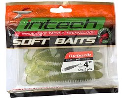 Intech Turborib Softbait 4'' - 10cm - 5 stuks - Shad kleur #05 - Softbait voor Roofvissen