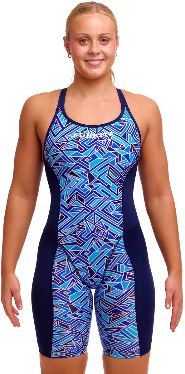 Funkita Dames badpak Fast Training Blue Bits