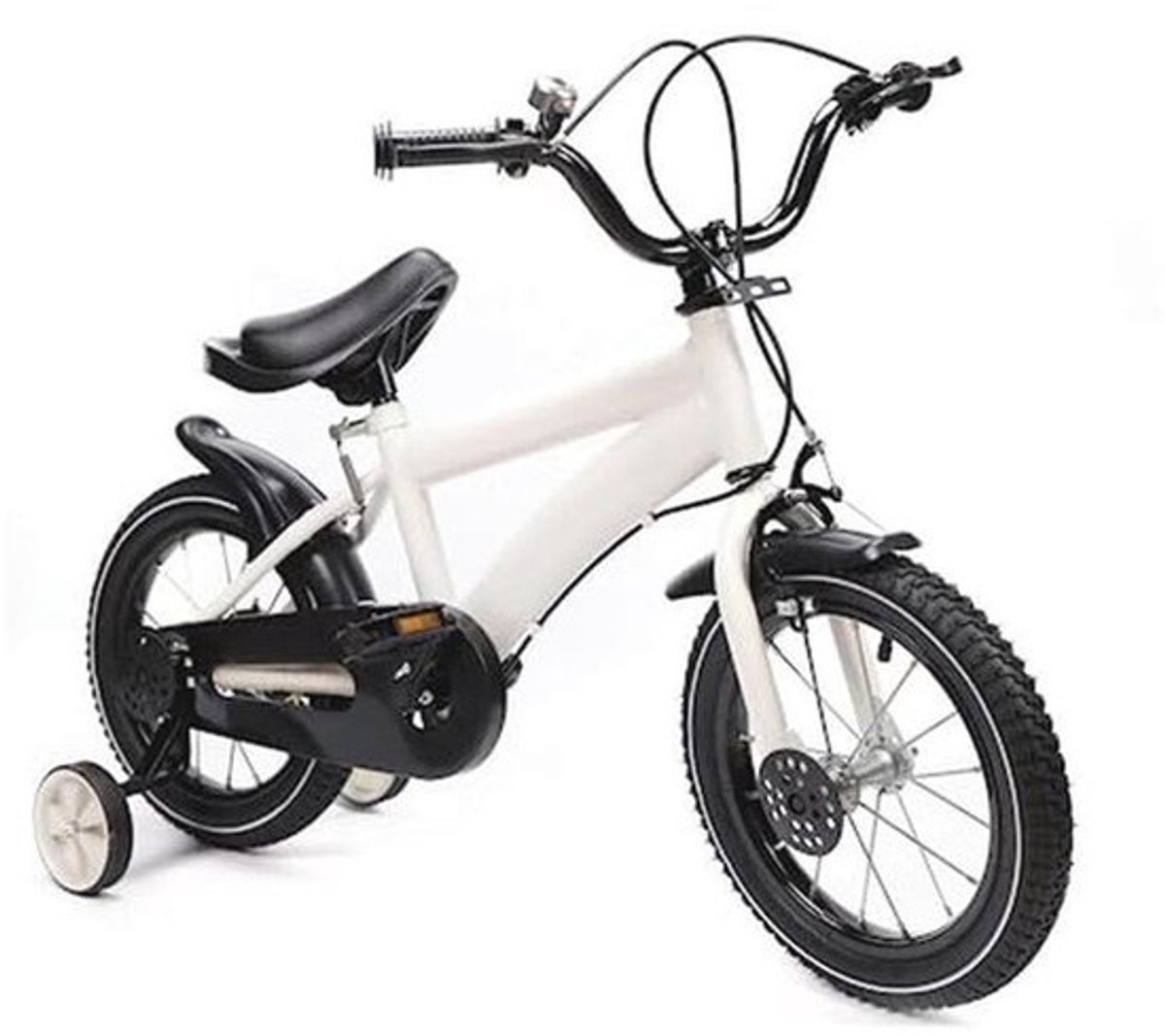 14 Inch Kinderfiets voor Jongens en Meisjes met Steunwielen – Sportieve Fiets voor Kinderen van 3 tot 6 Jaar
