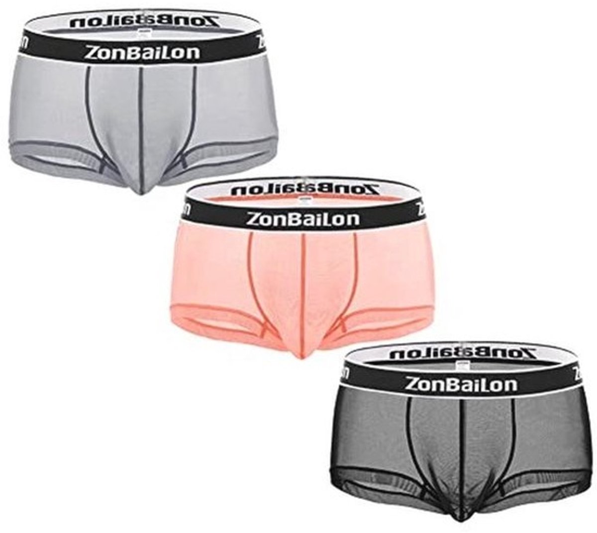 Heren boxershorts met korte pijpen van ijszijde - M, L, XL, 2XL, 3XL