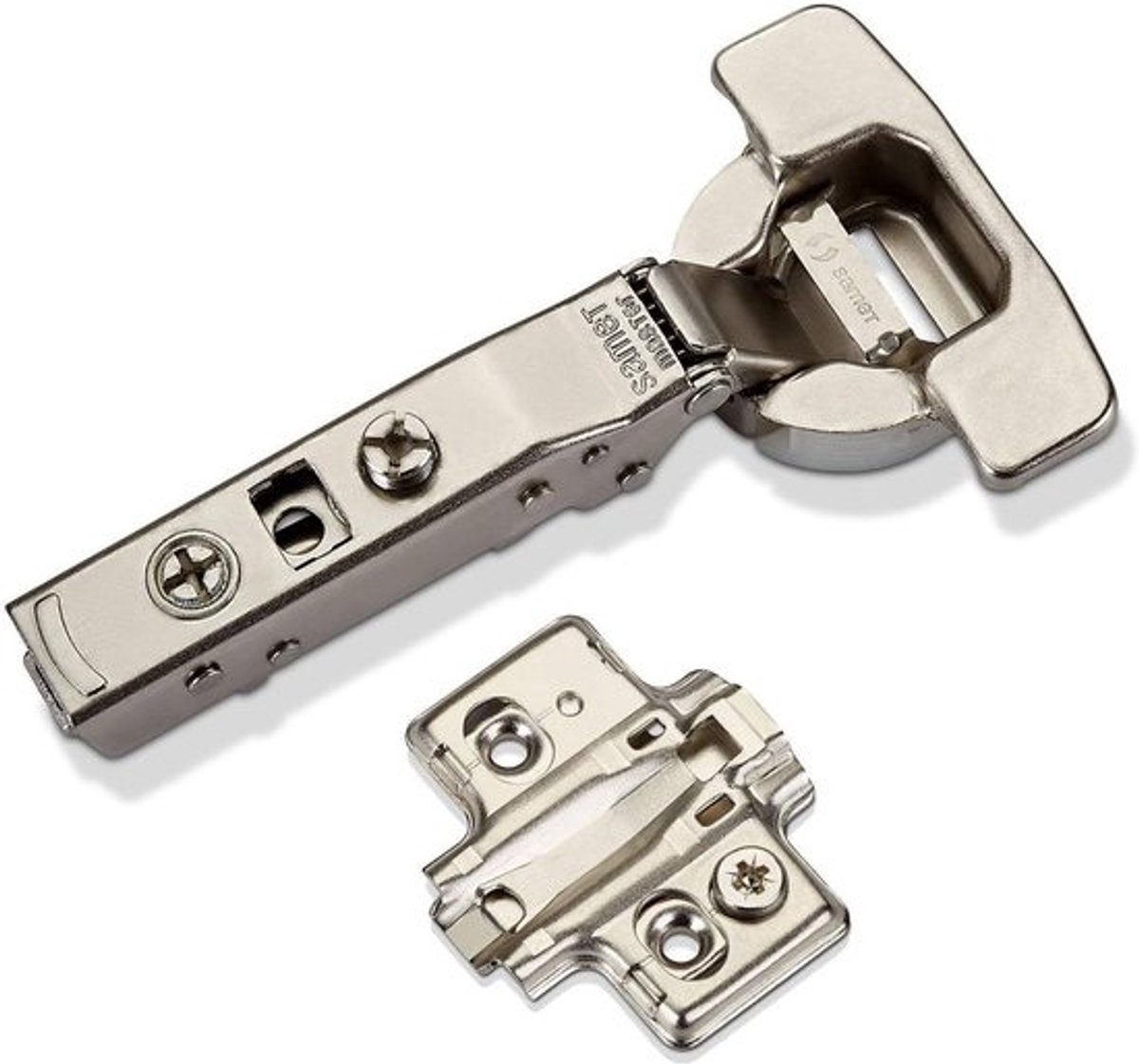 2 x Gereedschapsloze T45 Potscharnier met Soft-Close Mechanisme - Binnenaanslag 110°