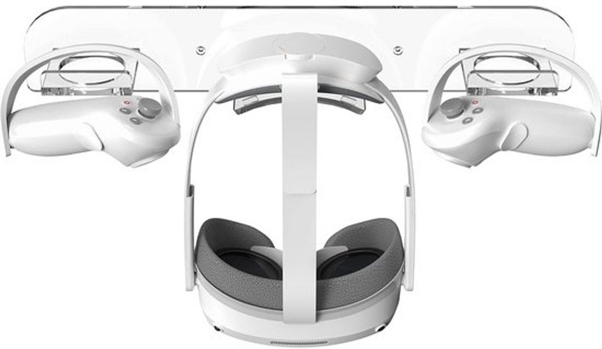 Universele VR Headset & Controller Muurhouder en Oplaadstation voor Quest Pro, Pico 4, Quest 2