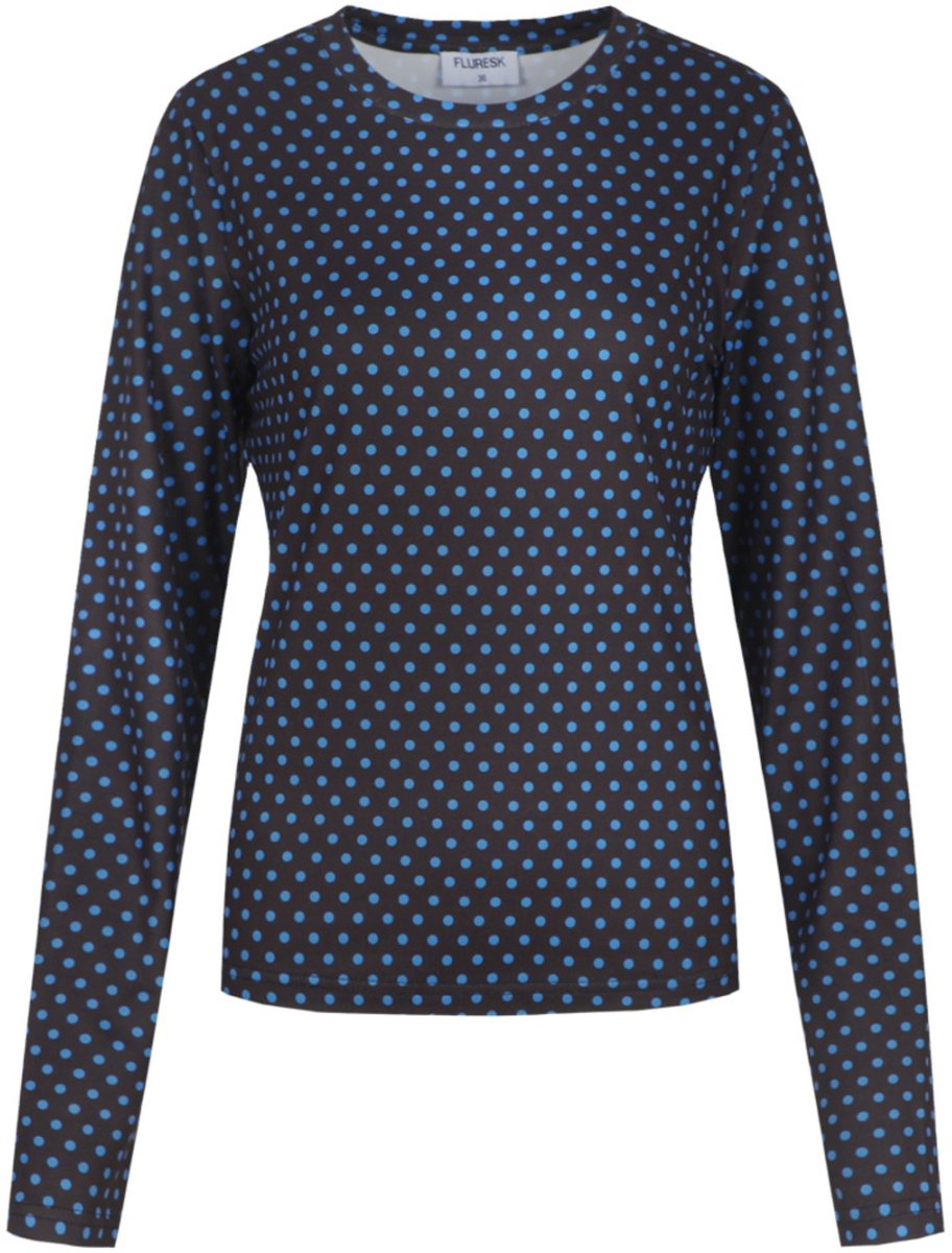 Fluresk Top Eden Top 26nqf02 514653 Dark Chocolate/celestial Dames Maat - 42