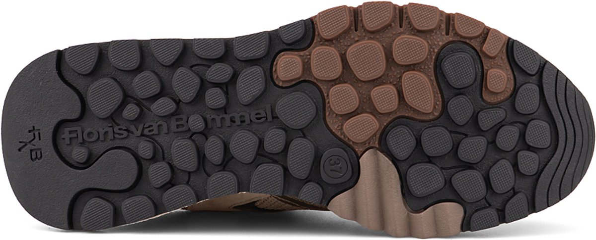 Floris van Bommel - Dames sneaker - Artikel Treni 02.12 SWF.10164.50.01 - Groen combinatie - Maat 40