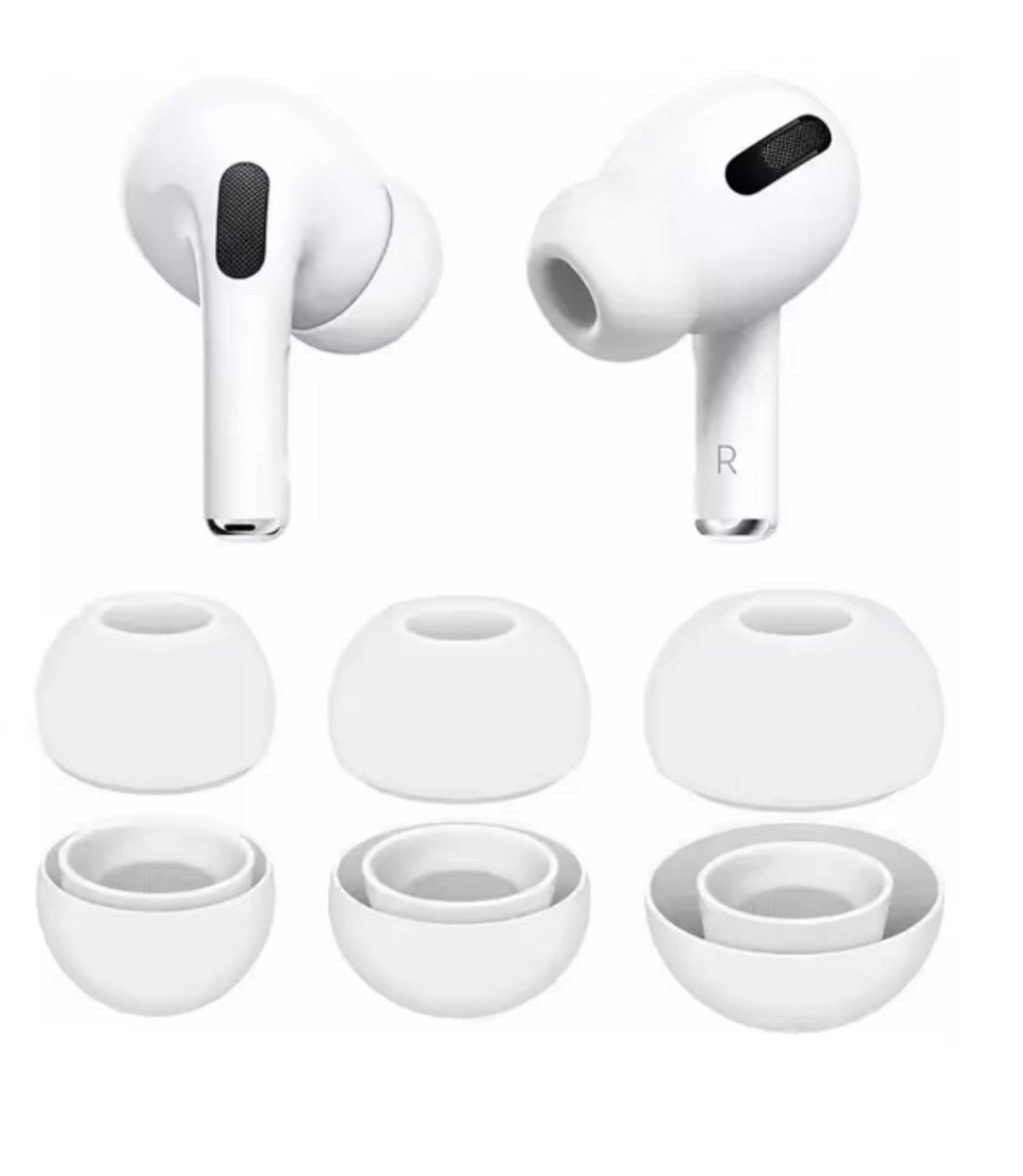 New Age Devi - 3 paar Small oordopjes geschikt voor Airpods Pro - Tips en vervanging voor een perfecte pasvorm!