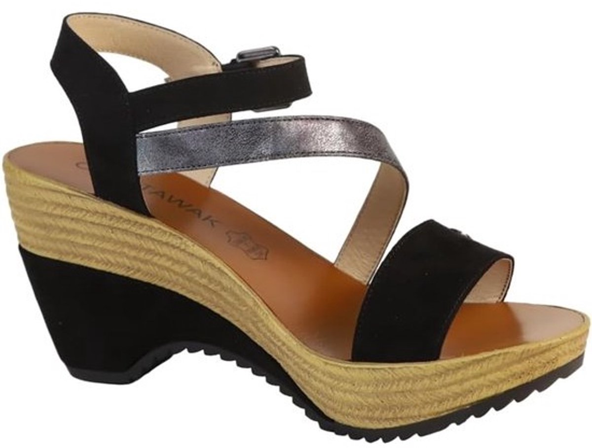 Heeled Sandalen - Dames Schoenen - Feestelijke Gelegenheden - Geheugen Comfort Zool - Maat 36 - Zilver