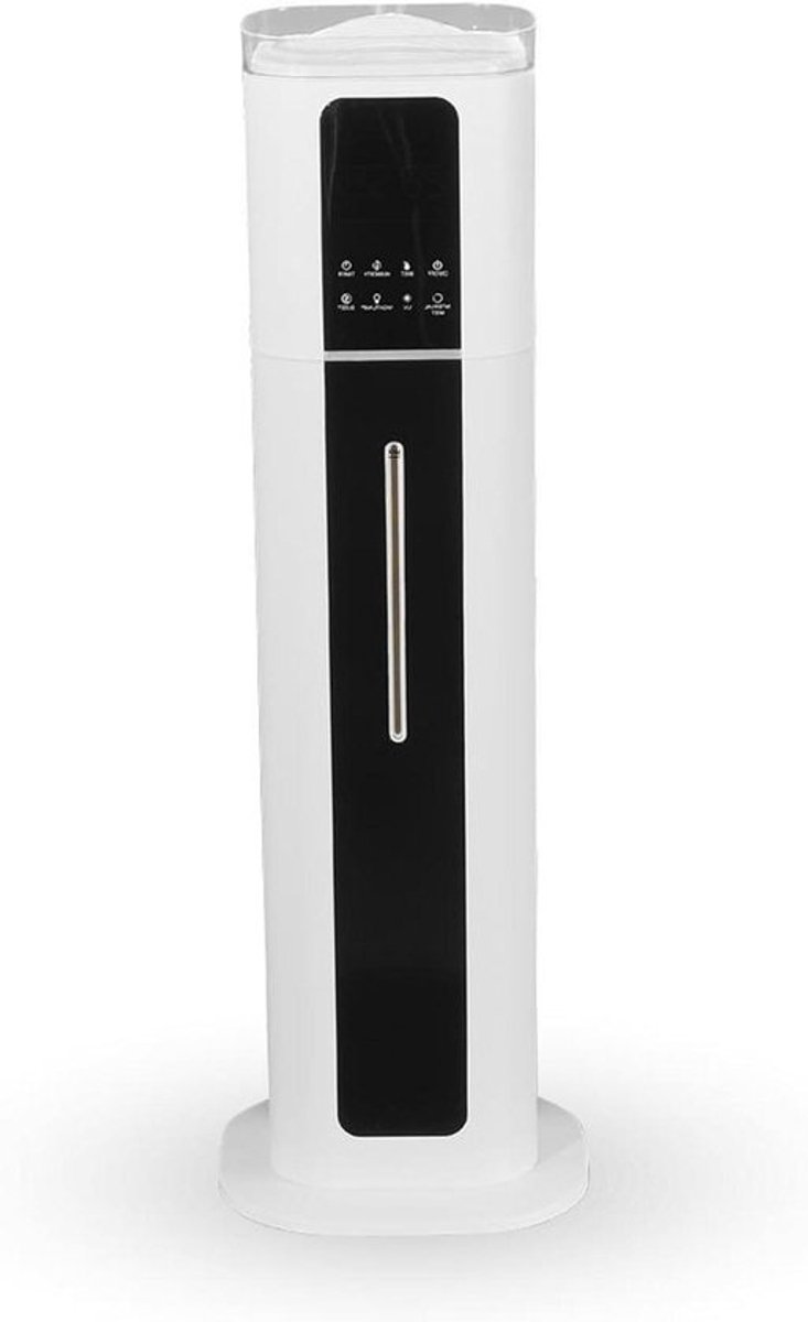 Luchtbevochtiger Grote Ruimtes - Vernevelaar Kamer - Comfort Verhogend - Warm en Koel Mist - 9.5 Liter Tank - Wit