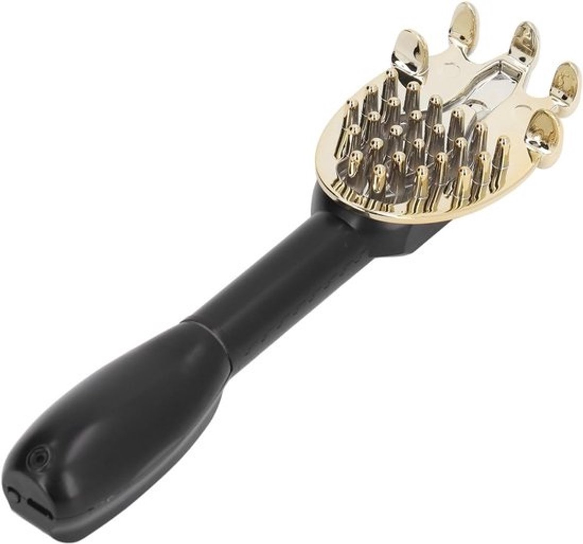 Electric Rear Scratches, Electric Rear Cratcher Expanding To 18 Inch Itch Relief One-hand Scratchers with Long Handle Body Scratch Massage Tool for (Black)