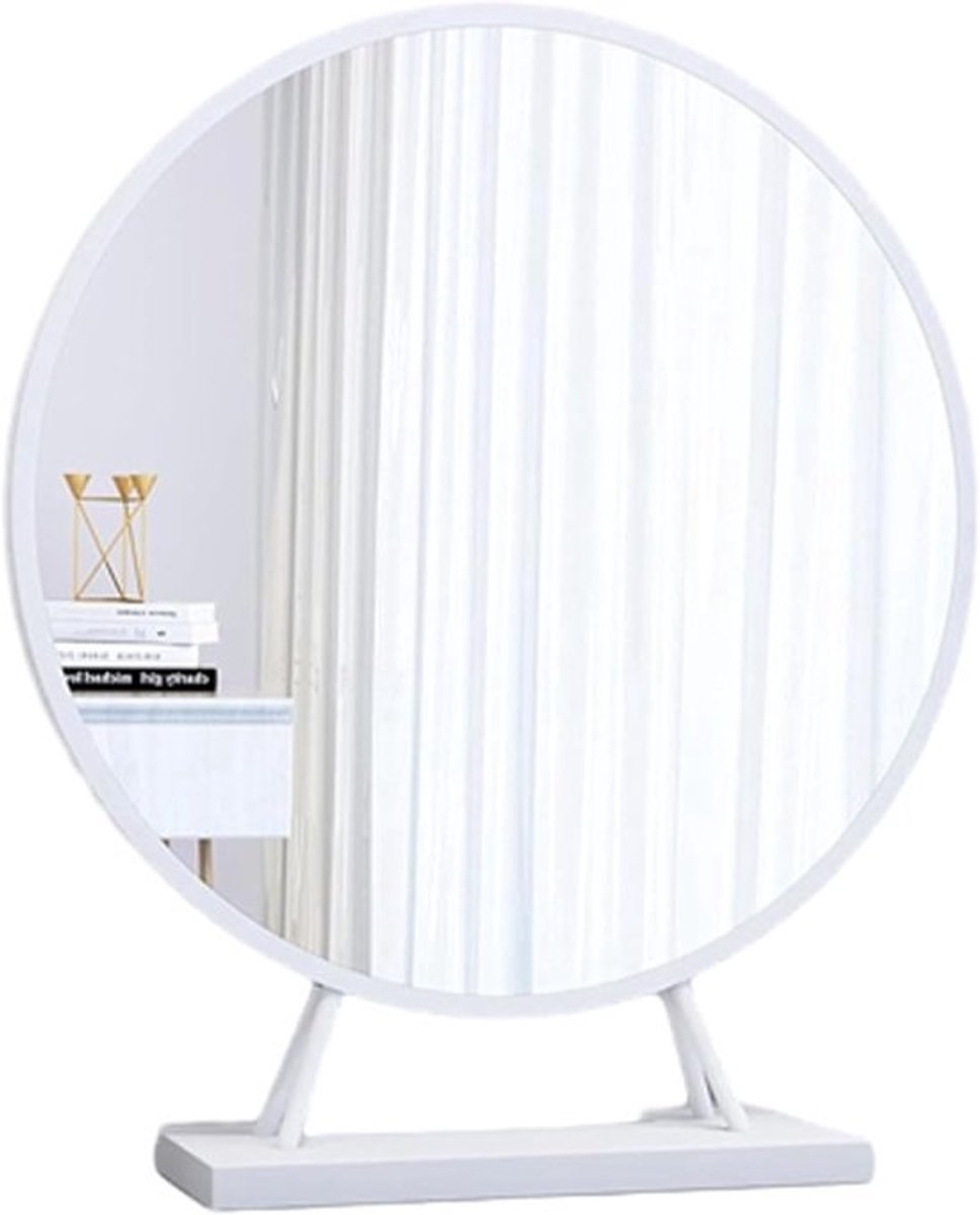Make-up spiegel - Tafelspiegel - Dagelijkse verzorging - Stabiele A-stand - 30 cm - Zwart