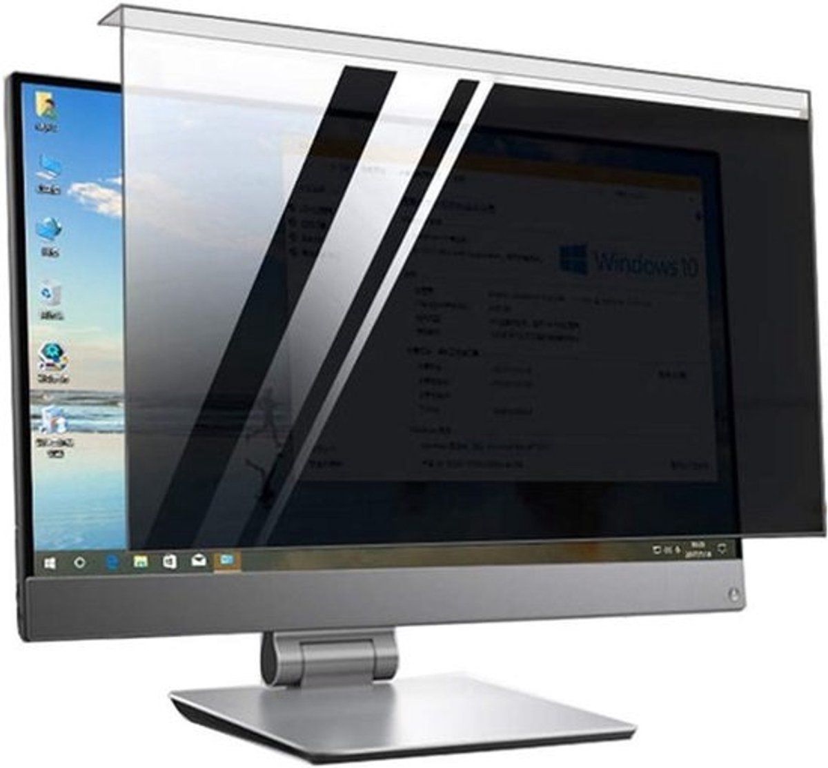 Privacyfilter voor 20-22 inch monitor 16:9/16:10 - Antireflectie en Blauwlichtfilter