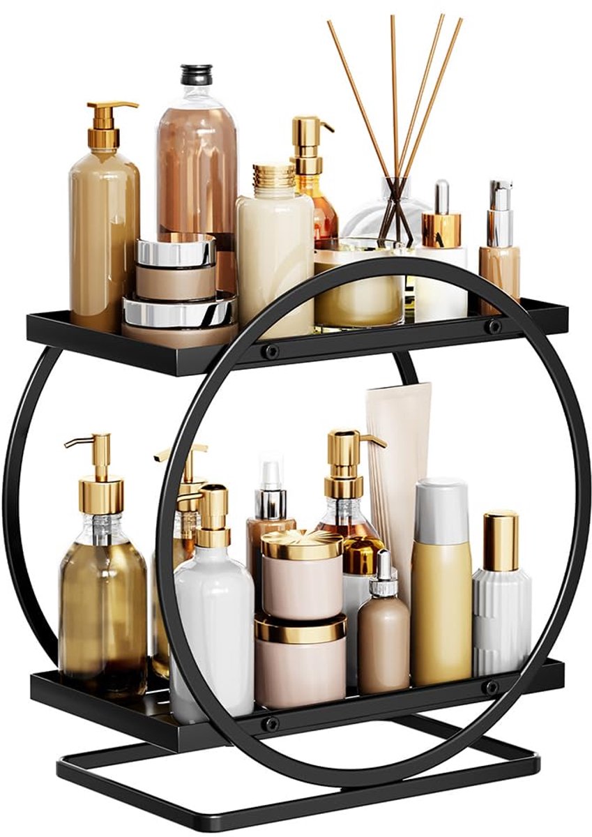 Make-up Organizer - 2-laags - voor Make-uptafel en Badkamer