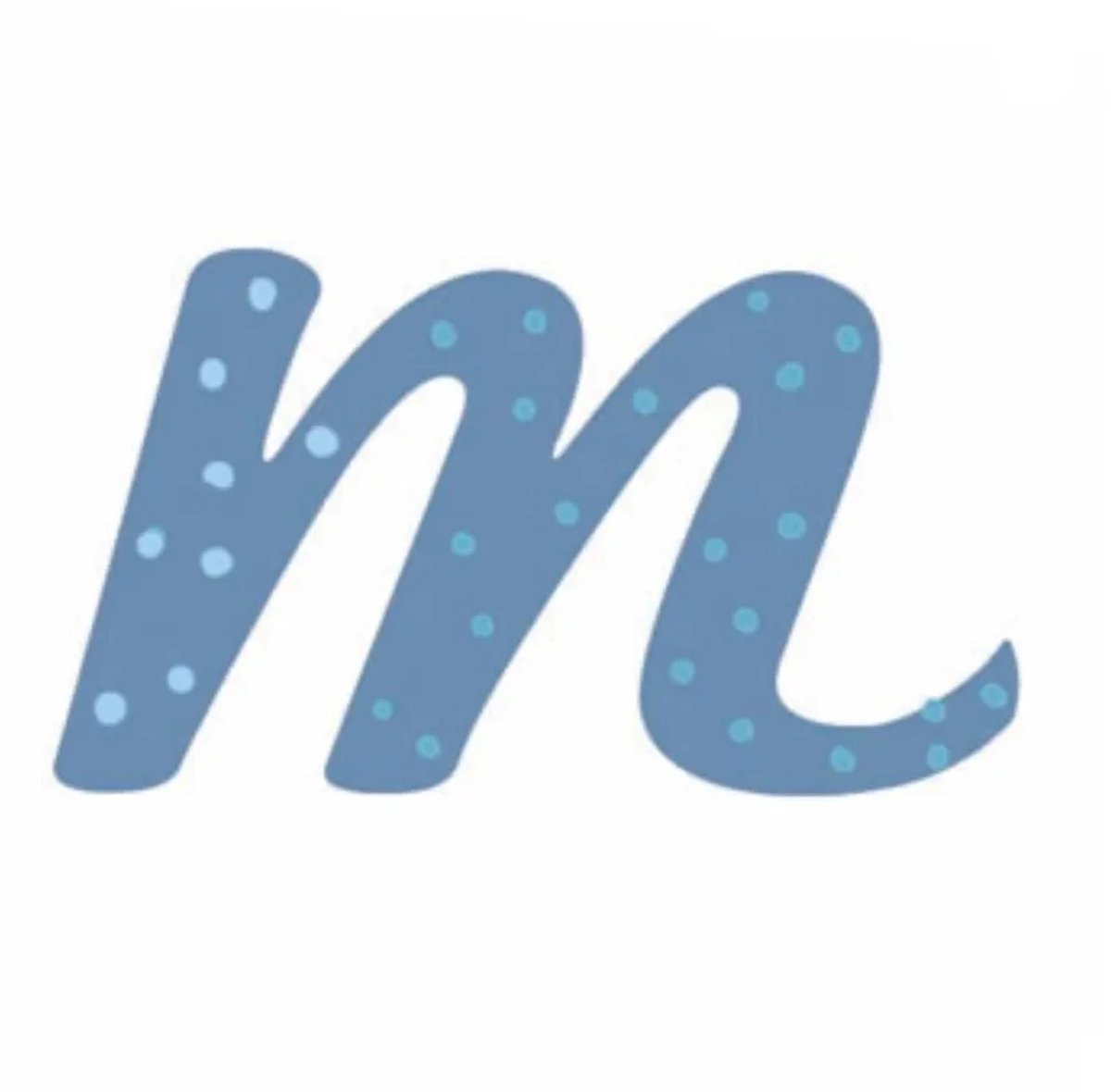 Lilipinso stickers blauwe letter m