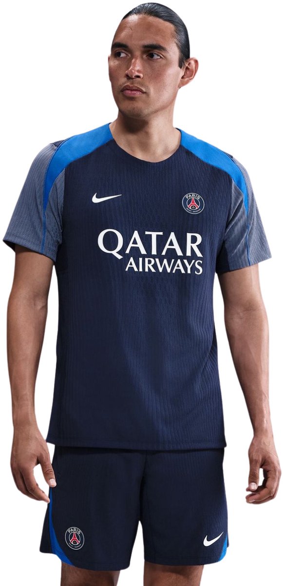 Nike T-shirt Heren PSG Strike Elite Donkerblauw - Maat M