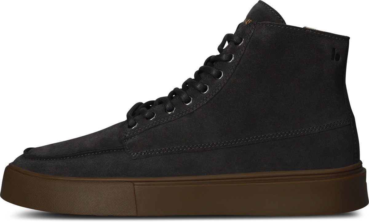 Blackstone RUBY EERO - ZIPPER - CG189 Bitumen - Sneaker (high) - Heren - Dark grey - Maat: 43