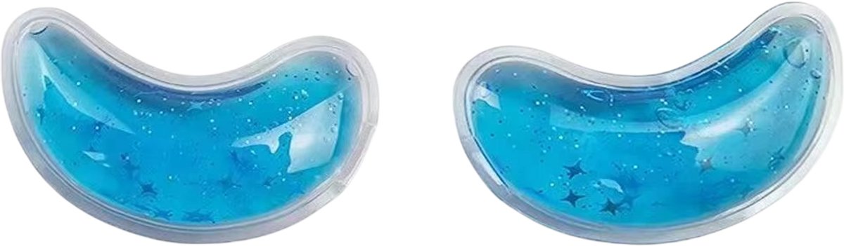 Warmte- en Koude Kompres – Herbruikbaar Gel Oogmasker voor Vermoeide Ogen, Oogzwelling & Donkere Kringen - Blauw