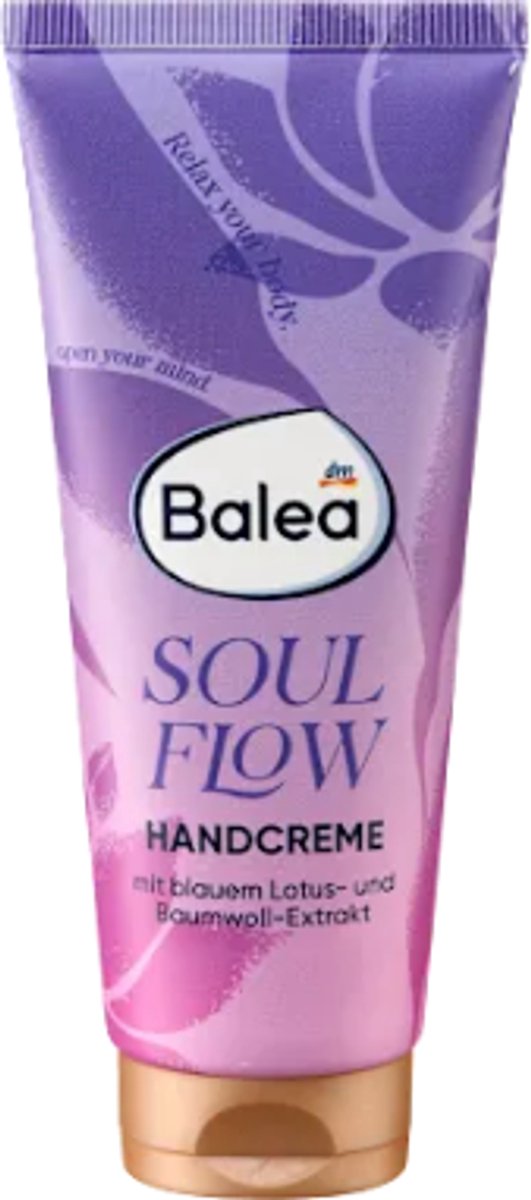 Balea Handcrème Soul Flow | 1x 100 ml - Met blauwe lotus en katoenextract | Limited Edition 2026