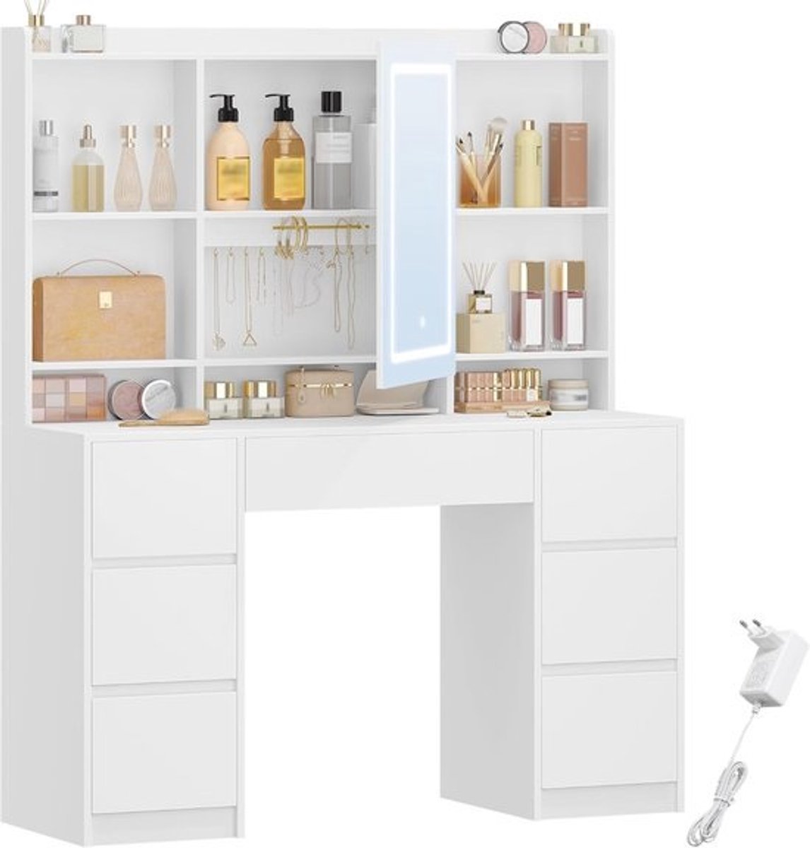 Kaptafel met Spiegel en Verlichting - Make-up Tafel - Make-up tafel - Stijlvol