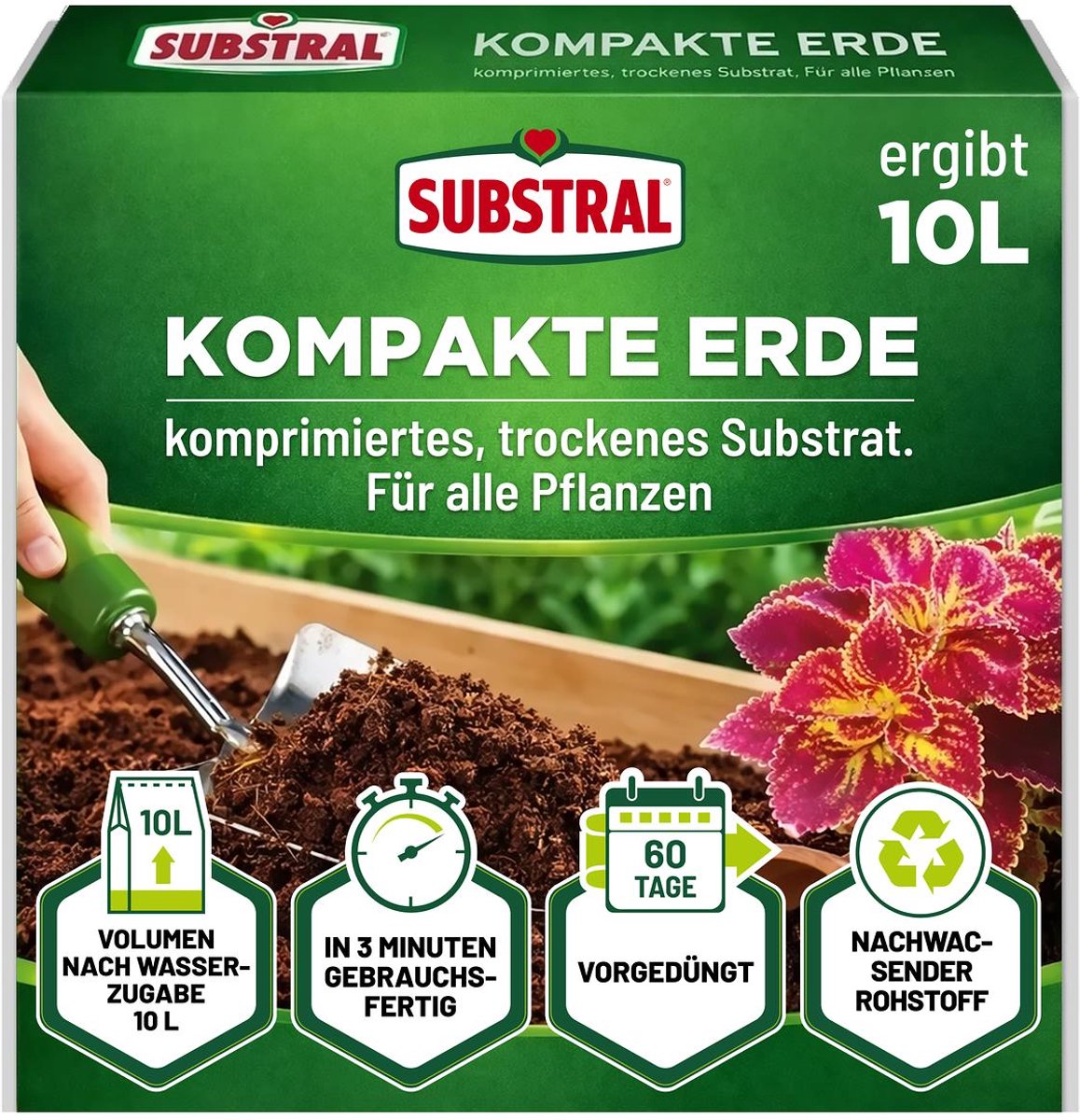 Substral Compacte Grond geeft 10 Liter