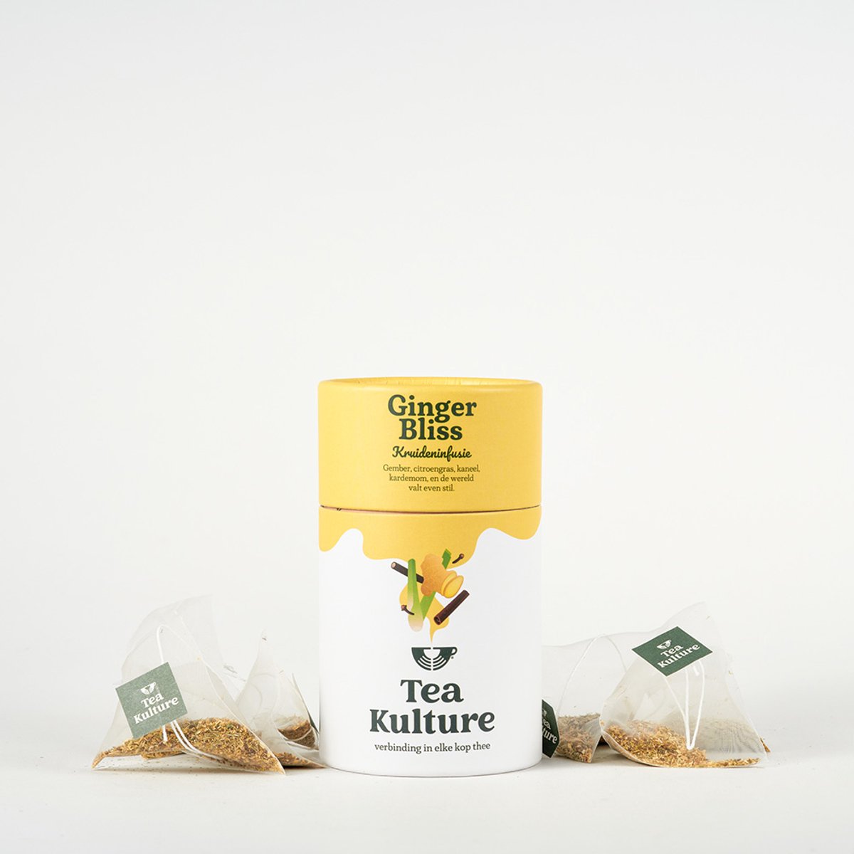 Tea Kulture Ginger Bliss - 15 Theezakjes - Kruidenthee met Gember en Kaneel