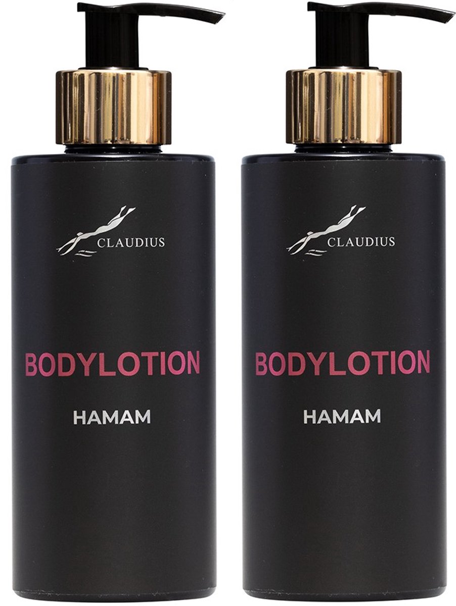 Showergel Hamam 300 ml - gouden pomp - 2 stuks