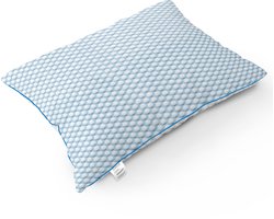 Comfeur Hoofdkussen Memory Foam - Traagschuim Kussen - Ergonomisch Kussen Vermindert Nekklachten - Voor zij, rug- en buikslapers - Vulling Aanpasbaar - Verkoelend Tijk - 60 x 70 cm