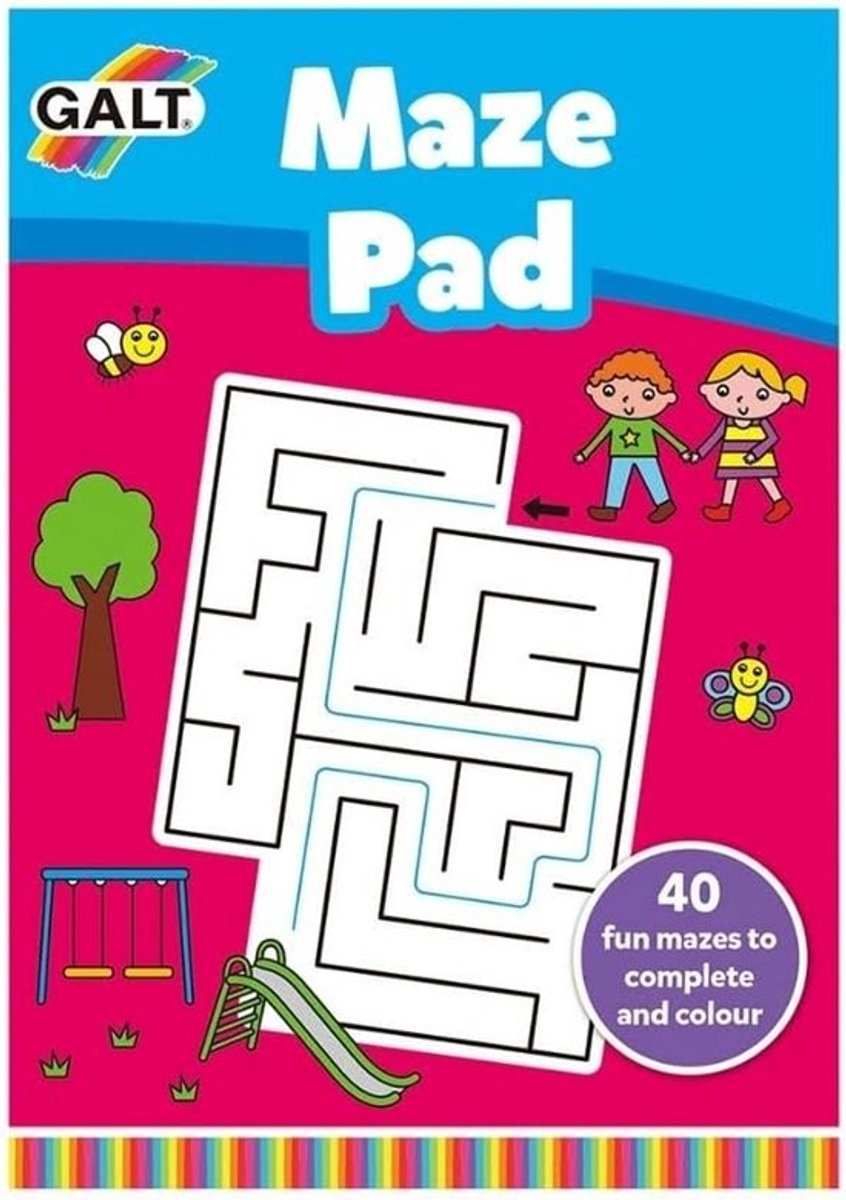 Doolhofboek voor Kinderen Vanaf 3 Jaar met Diverse Activiteiten