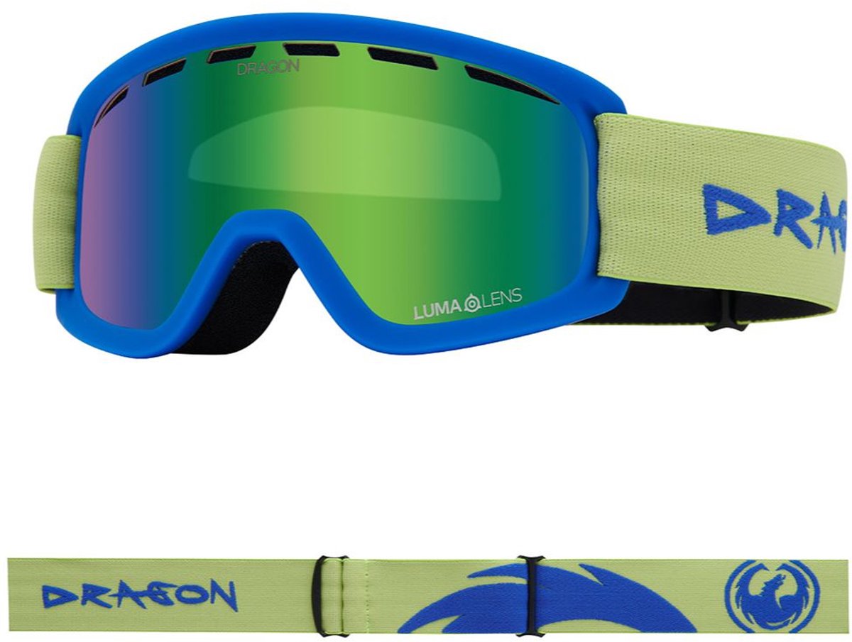 Dragon Alliance LIL D Jeugd Skibril - Green Glow/Green Ionized