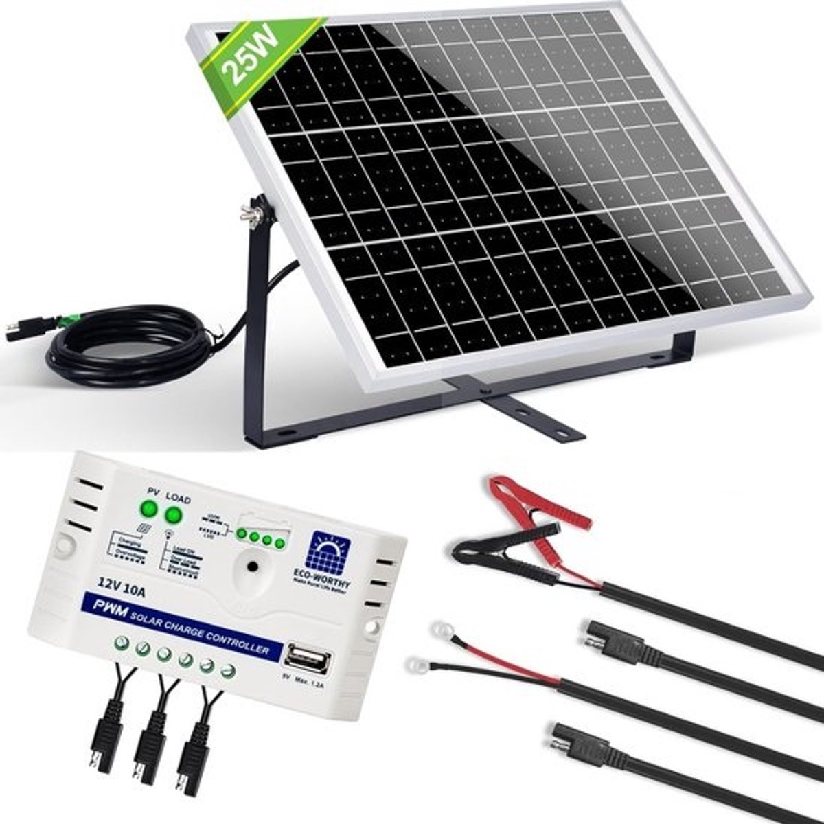 Zonnepanelen Compleet Pakket - Plug & Play met Stekker - Zonnepaneel Plat Dak - Energieset