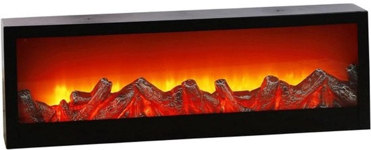 Decoratieve LED Open Haard met Imitatievuur en Warmwitte Verlichting