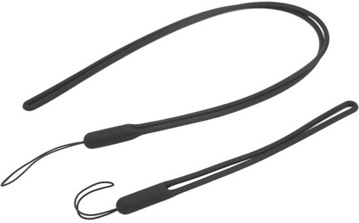 Handpolsband Lanyard - Nekkoord Camera - Camera Beveiligen - Met Schroefbevestiging - 12 x 9 x 2cm - Zwart