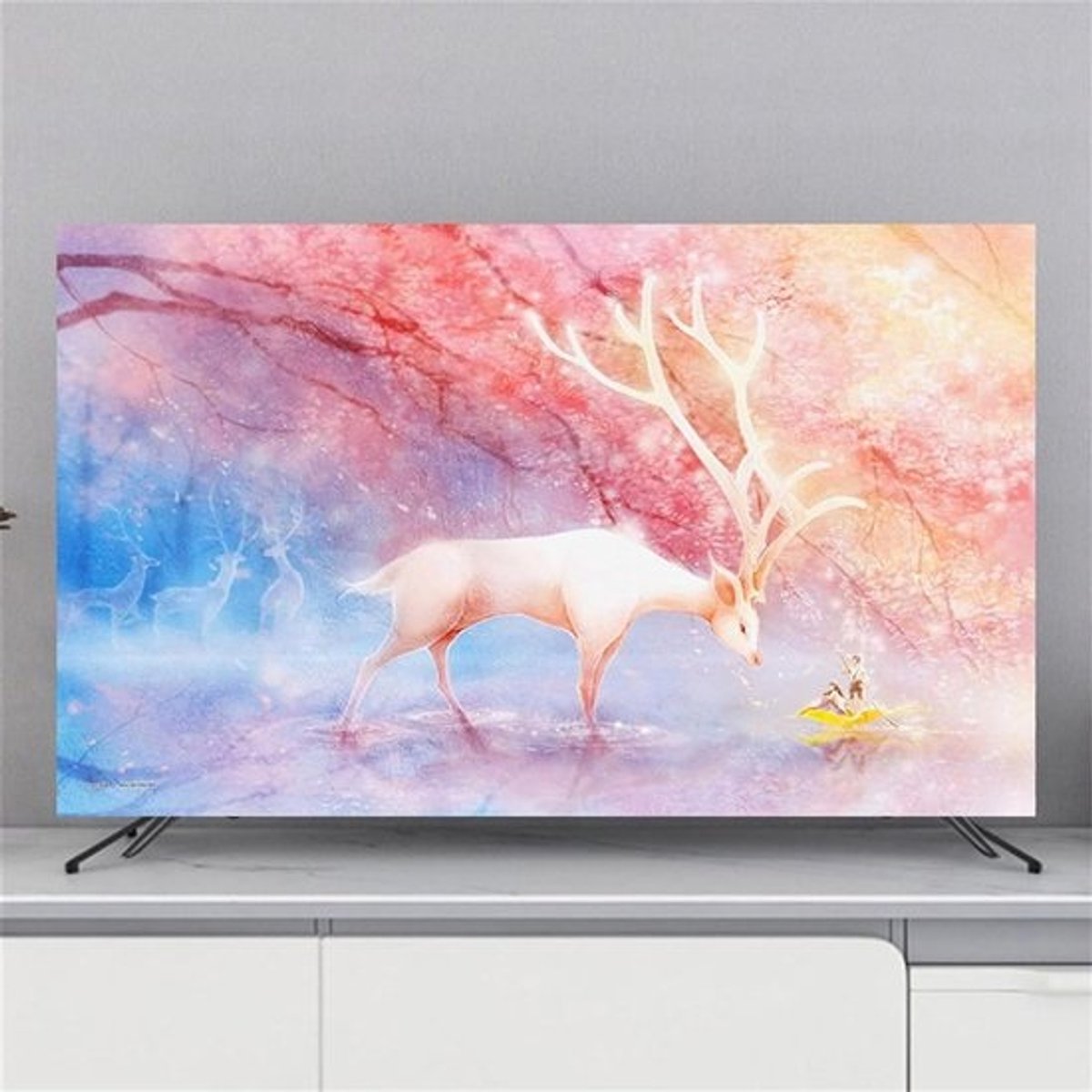 TV Stofkap - Schermbeschermer Monitorhoes - TV Beschermen - Half Bedekt Ontwerp - 40-43 inch - Elanden 3
