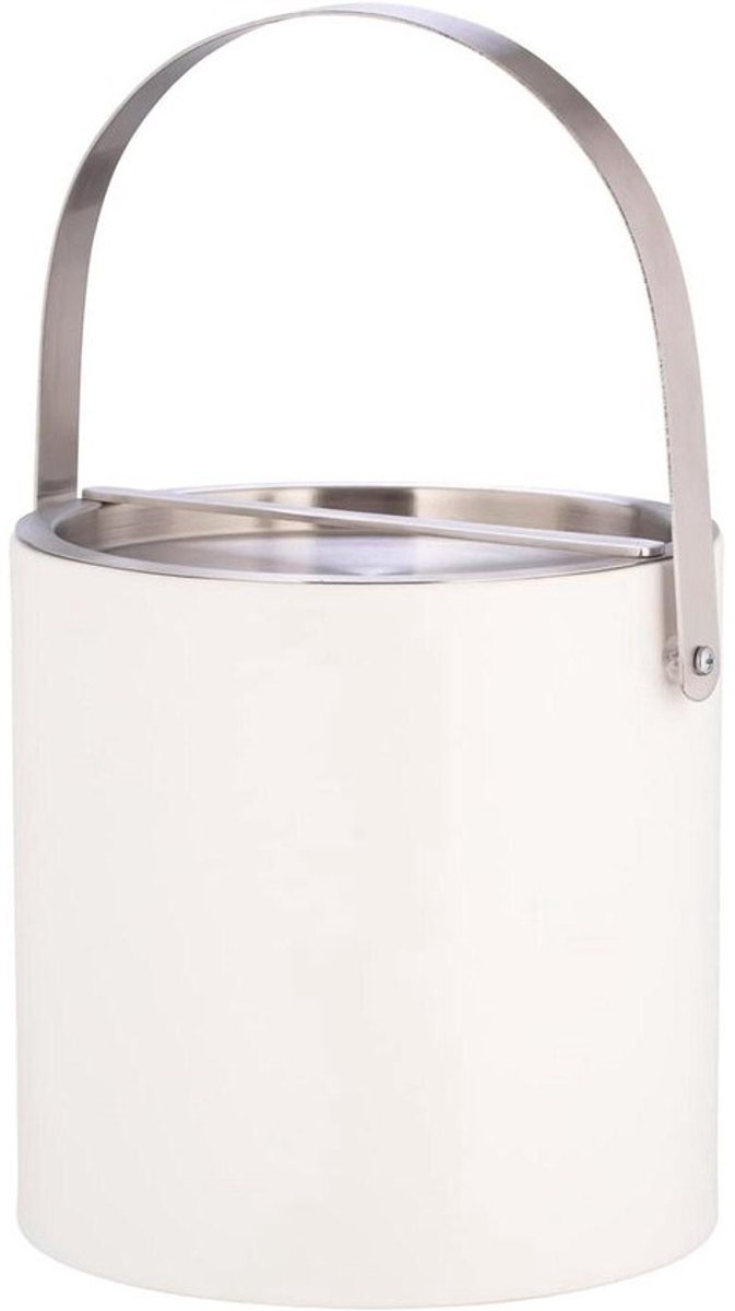 Ijsemmer - IJsemmer met deksel - Drank Koel Houden - Geïsoleerd ontwerp - 3 liter - Wit