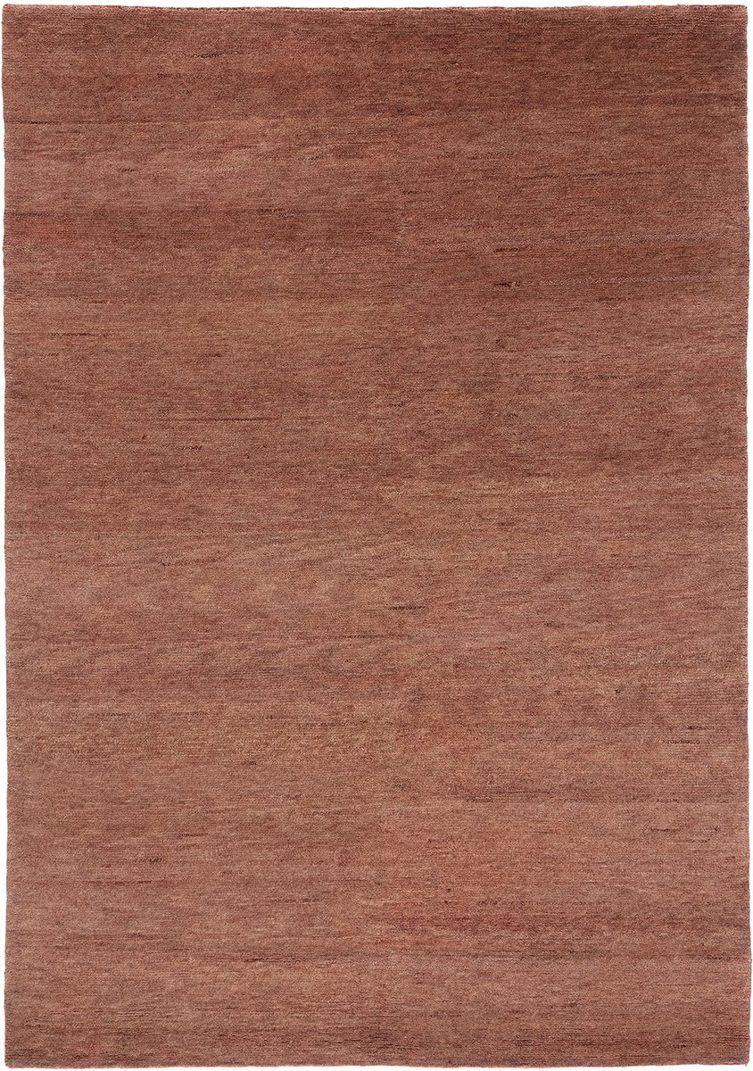 Lino Heritage Rose Earth Vloerkleed 200x300cm - Handgeknoopt Vloerkleed van 100% Handgesponnen Wol – 15mm dik - 4,5 kg/m² - 57.800 knopen/m² - Hoogwaardig Vloerkleed voor Woonkamer, Slaapkamer, Hal of Eetkamer