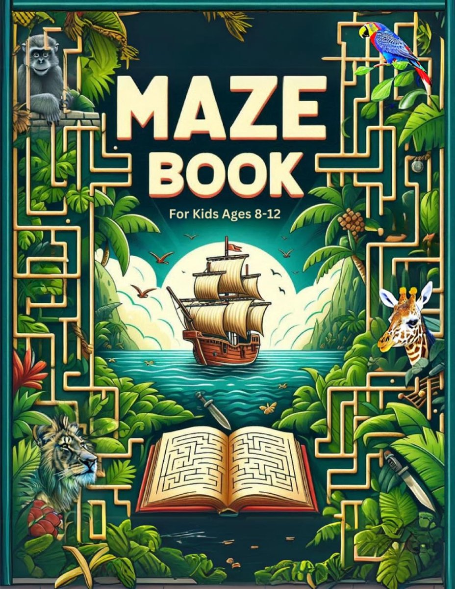 Maze Book for Kids Ages 8-12: The Ultimate Puzzle Adventure - A Fun Activity Book with 100 Mazes for Children Ages 8-12 - ShopVlot