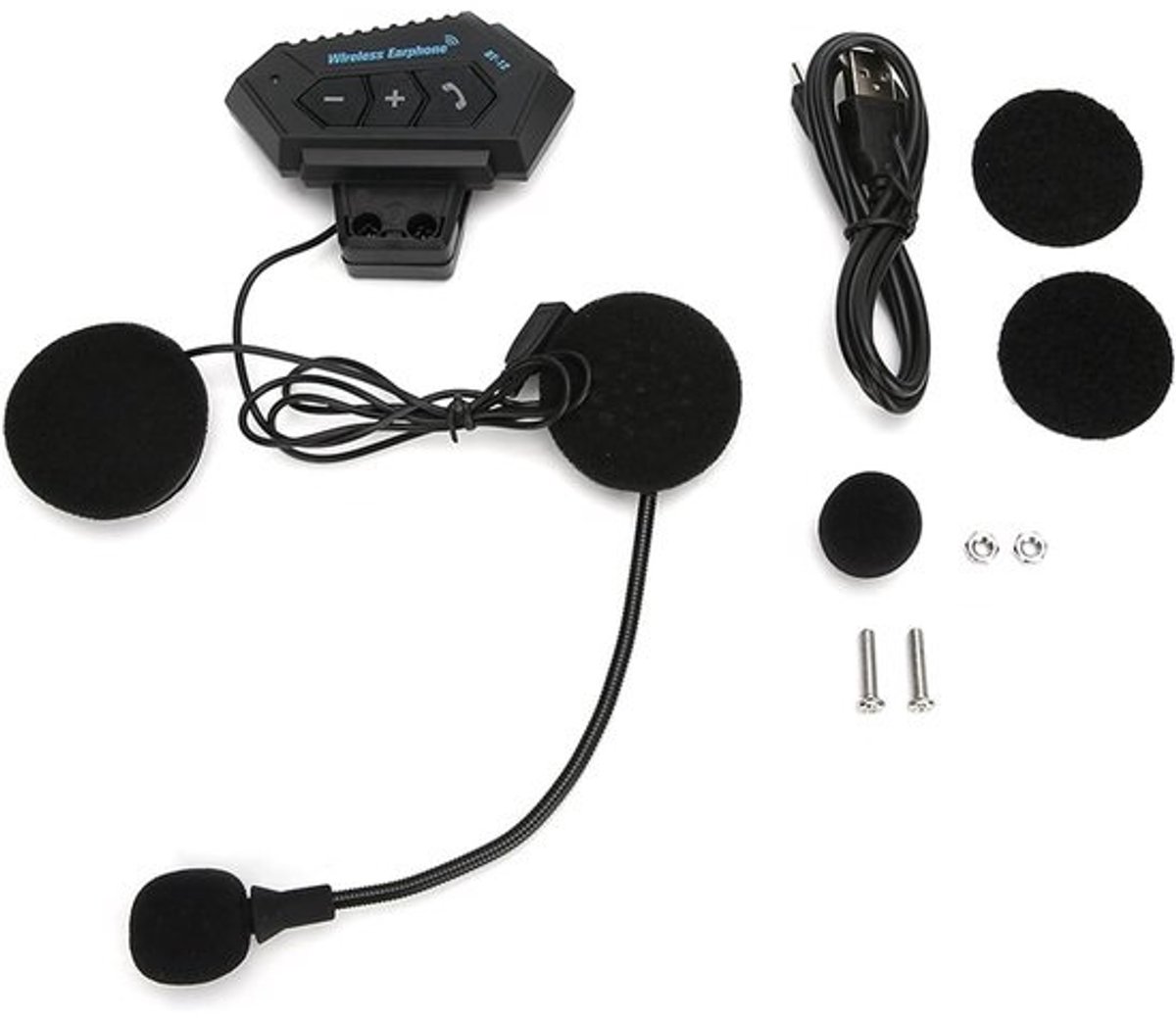 Draadloze Bluetooth Helm Headset met Noise Cancelling voor Motorfietsen en Scooters