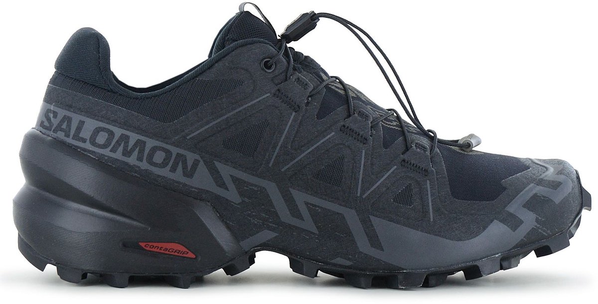 Salomon Speedcross 6 W - Dames Trail-Running Schoenen Hardloopschoenen Zwart 417428 , Maat: EU 36 2/3 UK 4