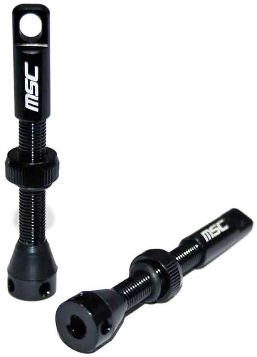 Msc Tubeless Presta 44 Mm Kleppen 2 Eenheden Zilver