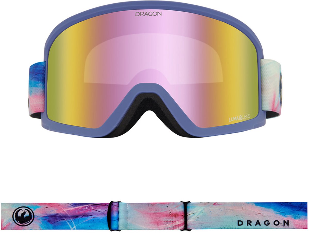 Dragon Alliance DX3 PLUS OTG Skibril - Sunset/LL Pink Ionized & LL Violet