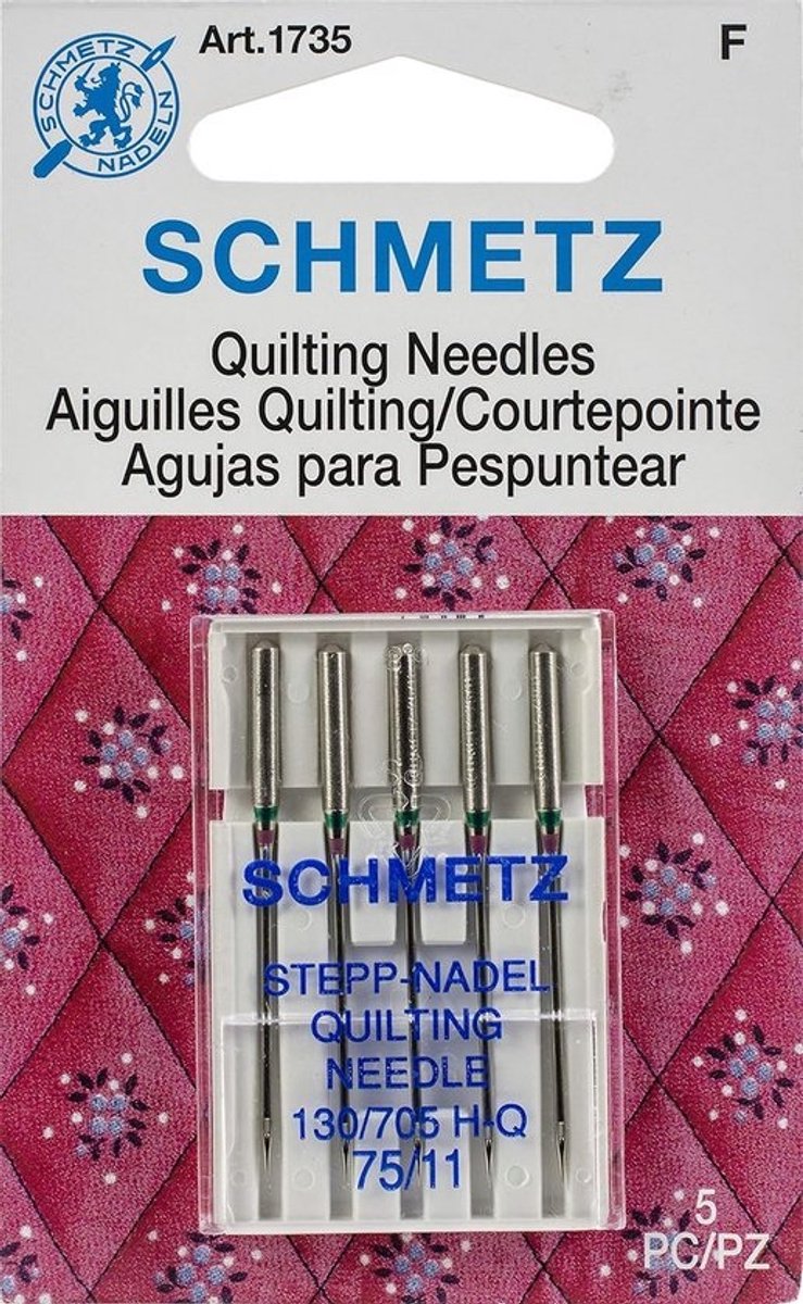 Quilt Naaimachine Naalden Maat 11/75 - Set van 5