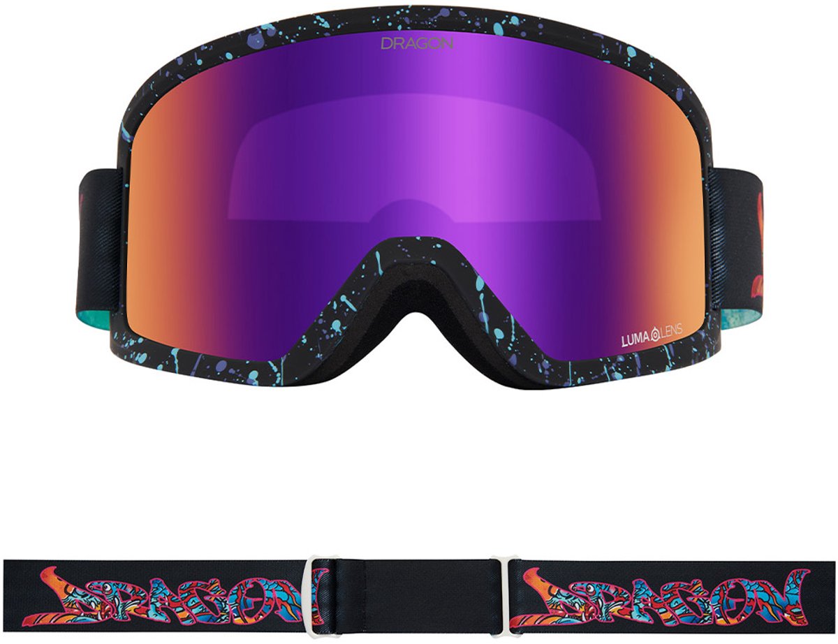 Dragon Alliance DX3 PLUS OTG Skibril - Rattle Can/LL Purple Ionized & LL Violet