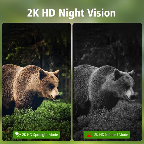 4G Bewakingscamera - Zonnecamera Buiten - Locatie Bewaken - Zonder Internet - 4 MP - Zwart — afbeelding 3