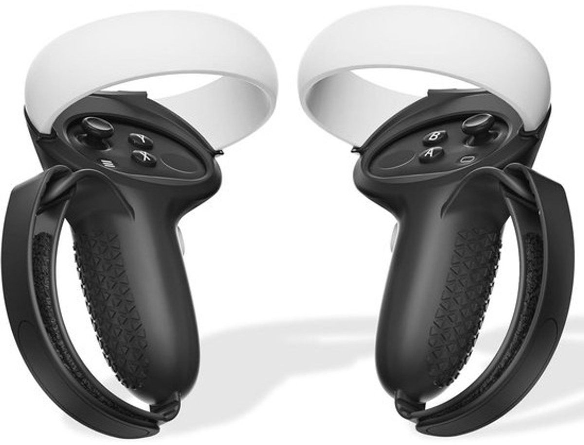 Comfort Controller Grips Cover voor Oculus Quest 2 - Siliconen Accessoires met Verstelbare Knuckle Straps