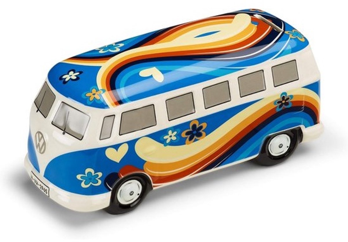 Spaarpot Bulli Hippie T1 Lichtblauw VW Heritage Collectie